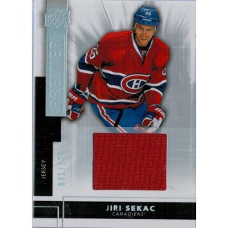 Jersey karty - Sekáč Jiří - 2014-15 Premier Rookies Jerseys Silver Spectrum No.R43