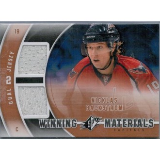 Jersey karty - Backstrom Nicklas - 2011-12 SPx Winning Materials No.WM-NB