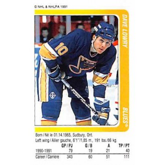 Řadové karty - Lowry Dave - 1991-92 Panini Stickers No.32