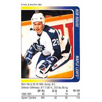 Řadové karty - Rouse Bob - 1991-92 Panini Stickers No.101