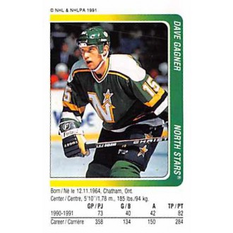 Řadové karty - Gagner Dave - 1991-92 Panini Stickers No.112
