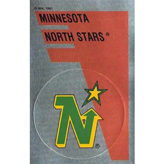 Řadové karty - Minnesota North Stars Logo - 1991-92 Panini Stickers No.150