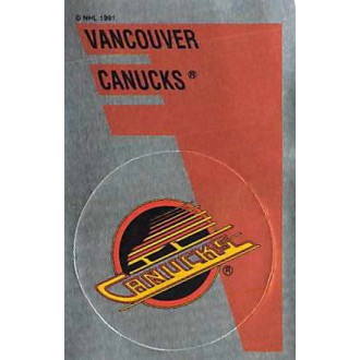 Řadové karty - Vancouver Canuks Logo - 1991-92 Panini Stickers No.157
