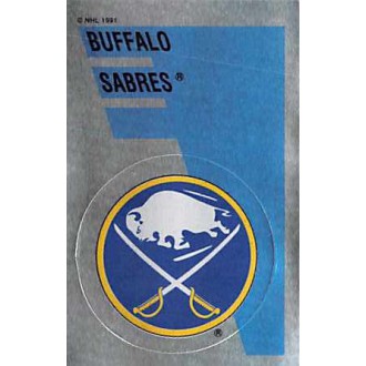 Řadové karty - Buffalo Sabres Logo - 1991-92 Panini Stickers No.160