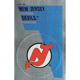 Řadové karty - New Yersey Devils Logo - 1991-92 Panini Stickers No.164