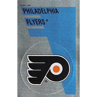 Řadové karty - Philadelphia Flyers Logo - 1991-92 Panini Stickers No.167