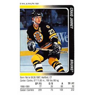 Řadové karty - Janney Craig - 1991-92 Panini Stickers No.170