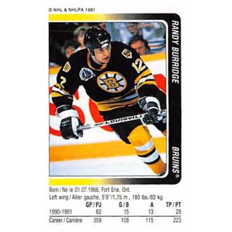 Řadové karty - Burridge Randy - 1991-92 Panini Stickers No.174