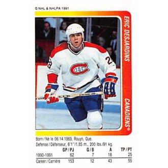 Řadové karty - Desjardins Eric - 1991-92 Panini Stickers No.189