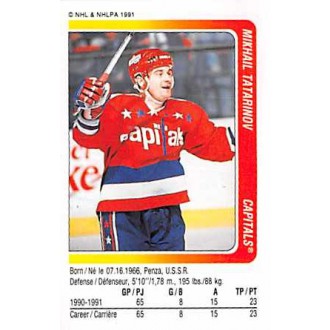 Řadové karty - Tatarinov Mikhail - 1991-92 Panini Stickers No.210