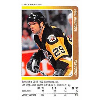 Řadové karty - Bourque Phil - 1991-92 Panini Stickers No.272
