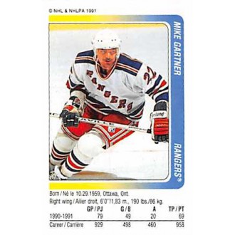 Řadové karty - Gartner Mike - 1991-92 Panini Stickers No.292