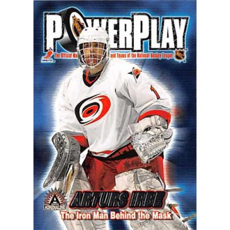 Insertní karty - Irbe Arturs - 2001-02 Adrenaline Power Play No.7