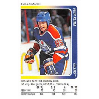 Řadové karty - Klíma Petr - 1991-92 Panini Stickers No.126