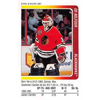Řadové karty - Belfour Ed - 1991-92 Panini Stickers No.9
