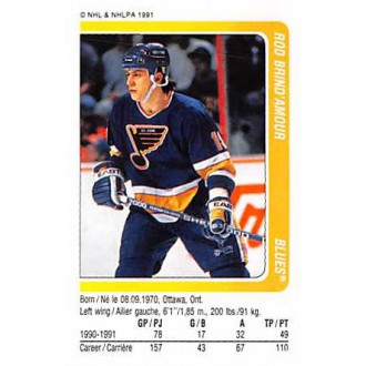 Řadové karty - Brind´Amour Rod - 1991-92 Panini Stickers No.30