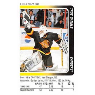 Řadové karty - Gamble Troy - 1991-92 Panini Stickers No.37