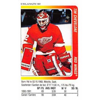 Řadové karty - Cheveldae Tim - 1991-92 Panini Stickers No.136