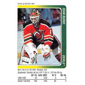 Řadové karty - Burke Sean - 1991-92 Panini Stickers No.212