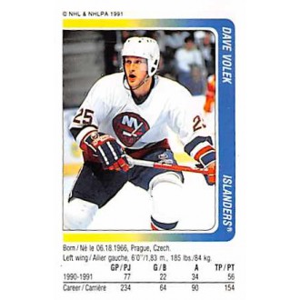 Řadové karty - Volek David - 1991-92 Panini Stickers No.241