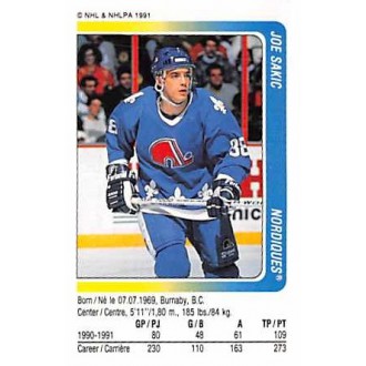 Řadové karty - Sakic Joe - 1991-92 Panini Stickers No.257