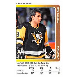 Řadové karty - Francis Ron - 1991-92 Panini Stickers No.281