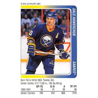 Řadové karty - Hawerchuk Dale - 1991-92 Panini Stickers No.296