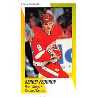 Řadové karty - Fedorov Sergei - 1991-92 Panini Stickers No.340
