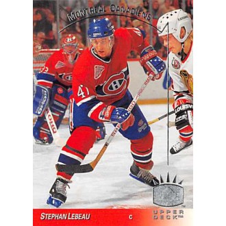 Insertní karty - Lebeau Stephan - 1993-94 Upper Deck SP Inserts No.78