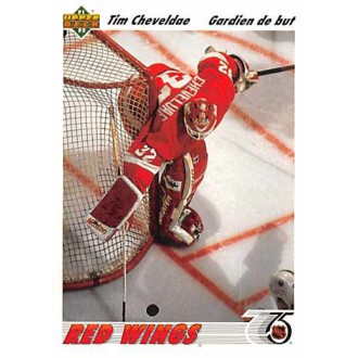 Řadové karty - Cheveldae Tim - 1991-92 Upper Deck French No.129