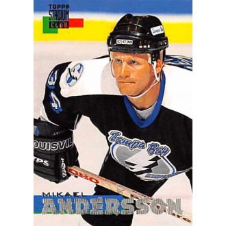 Řadové karty - Andersson Mikael - 1994-95 Stadium Club No.75