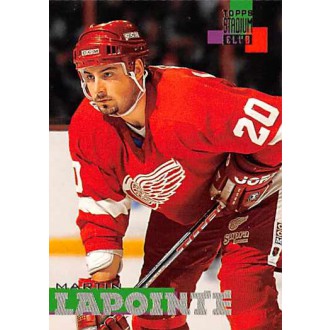 Řadové karty - Lapointe Martin - 1994-95 Stadium Club No.151