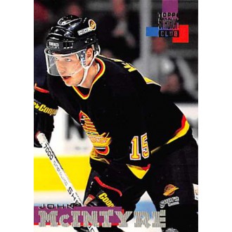 Řadové karty - McIntyre John - 1994-95 Stadium Club No.244
