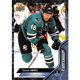 Řadové karty - Hertl Tomáš - 2016-17 Compendium Blue No.221