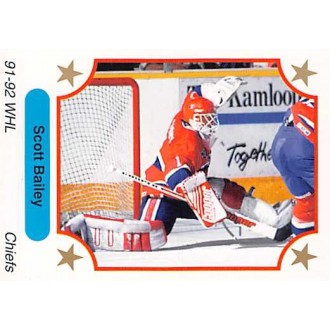 Řadové karty - Bailey Scott - 1991-92 7th Inning Sketch WHL No.4