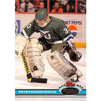 Řadové karty - Sidorkiewicz Peter - 1991-92 Stadium Club No.125