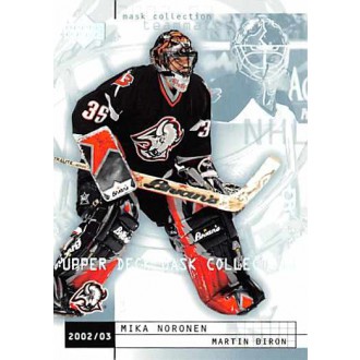 Řadové karty - Biron Martin, Noronen Mika - 2002-03 Mask Collection No.12