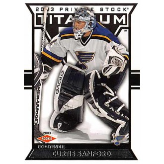 Řadové karty - Sanford Curtis - 2002-03 Titanium No.135