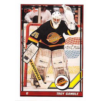 Řadové karty - Gamble Troy - 1991-92 O-Pee-Chee No.446
