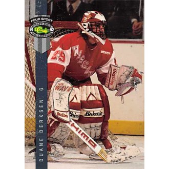 Řadové karty - Derksen Duane - 1992-93 Classic Four Sport No.208