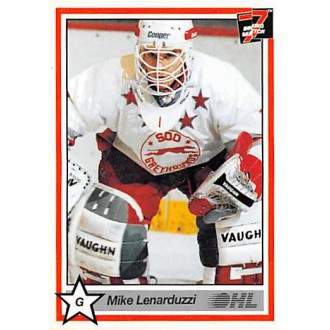 Řadové karty - Lenarduzzi Mike - 1990-91 7th Inning Sketch OHL No.165