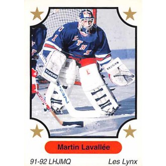Řadové karty - Lavallée Martin - 1991-92 7th Inning Sketch QMJHL No.168