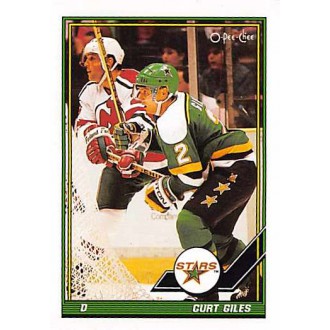 Řadové karty - Giles Curt - 1991-92 O-Pee-Chee No.17