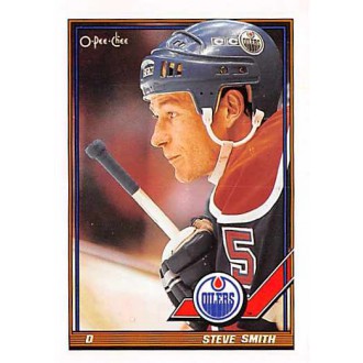 Řadové karty - Smith Steve - 1991-92 O-Pee-Chee No.21