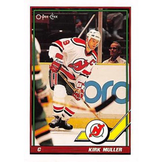 Řadové karty - Muller Kirk - 1991-92 O-Pee-Chee No.22