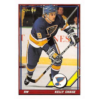 Řadové karty - Chase Kelly - 1991-92 O-Pee-Chee No.23