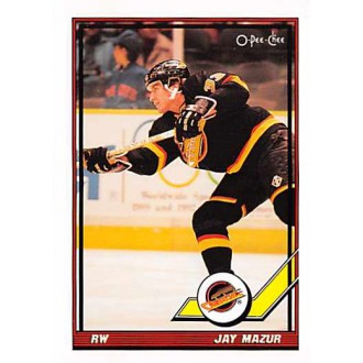 Řadové karty - Mazur Jay - 1991-92 O-Pee-Chee No.28