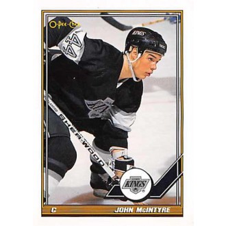 Řadové karty - McIntyre John - 1991-92 O-Pee-Chee No.37