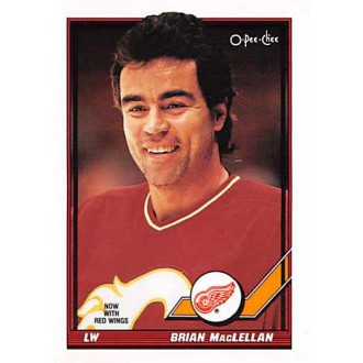 Řadové karty - MacLellan Brian - 1991-92 O-Pee-Chee No.50