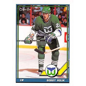 Řadové karty - Holík Bobby - 1991-92 O-Pee-Chee No.56
